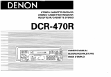 Denon DCR-470R Owner's manual