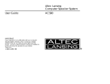 Altec Lansing ACS90 User manual