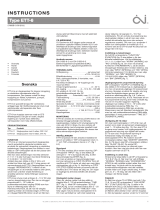 OJ Electronics ETT-6 Operating instructions