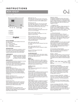 OJ Electronics VCH-1212-P Operating instructions
