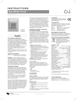 OJ Electronics MCS4 Operating instructions