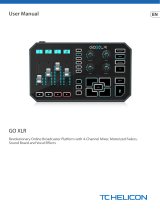 TC HELICON GoXLR Owner's manual