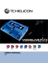 TCHELICON VOICELIVE PLAY User manual