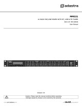 Adastra MM321 User manual