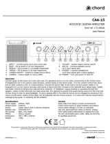 Chord CAA-15 User manual