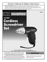 Drill Master Item 56544 Owner's manual
