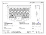 iKey BT-870-TP Technical Drawing