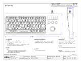 iKey DT-810-TB Technical Drawing