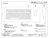 iKey DT-2000-TB Technical Drawing