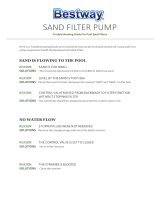 Bestway Sand Filter Pool Pump Owner's manual