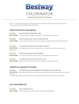 Bestway Chlorinator Owner's manual