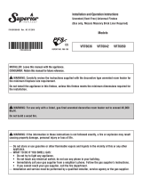 Superior Fireplaces VRT6000 Operating instructions