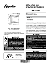 Superior Fireplaces WRT3920 Operating instructions