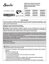 Superior Fireplaces VRE6000 Operating instructions