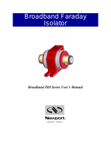 NewportBroadband Faraday Isolator