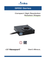 Newport SR50 Rotation Stage User manual