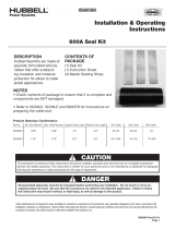 Hubbell IS-600SK Installation guide