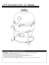 Titan 10-in Kamado Ceramic Charcoal Grill User manual