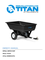 Titan 400 LB ATV & UTV Poly Dump Cart User manual