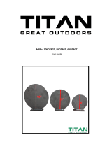 Titan 10" AR500 Steel Knock Down Target User manual