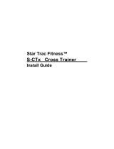 STAR TRAC FITNESS S-CTx Installation guide