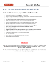 Star Trac E Series Treadmill E-TRxi Owner's manual