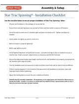 Star Trac Spinner Pro Plus 7160 Owner's manual