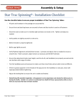 Star Trac Spinner Elite 7080 Owner's manual