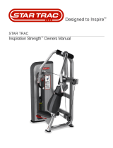 Star Trac Lat Pull Down S3341 Owner's manual