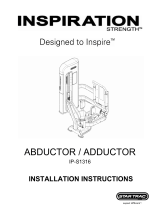 Star Trac Abductor/Adductor S1316 Installation guide