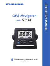 Furuno GP33 User manual