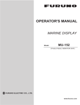 Furuno MU-152 User manual