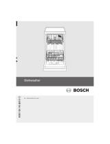 Bosch Dishwasher User manual
