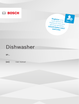 Bosch "Built-under dishwasher, 45cm white" Operating instructions