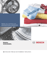 Bosch washing machine Operating instructions