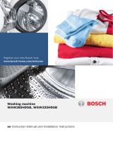 Bosch WAW325H0GB User manual