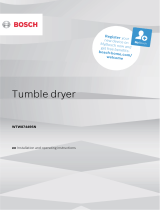 Bosch Tumble Dryer Operating instructions