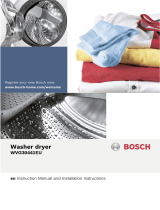 Bosch WVG30441EU/03 Operating instructions