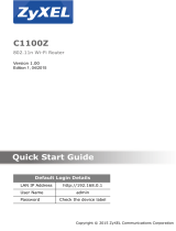 ZyXEL Communications I88C1100Z User manual