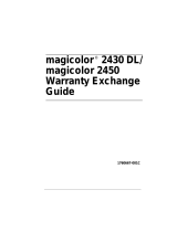 Konica Minolta magicolor 2430 DL User manual