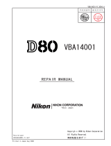 Nikon D80 VBA14001 Operating instructions