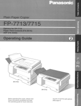 Panasonic FP 7713 Owner's manual