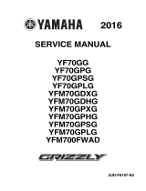 Yamaha 2016 Grizzly yf700gpsg User manual