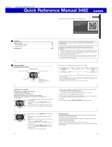 Casio 3482 User manual