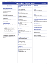 Casio 5623 User manual