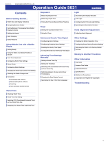 Casio 5631 User manual