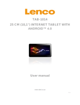 Lenco TAB-1014 User manual