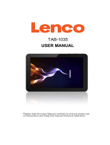 Lenco TAB-1035 User manual