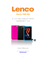 Lenco Xemio Tab 520 User manual