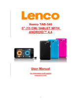 Lenco Xemio Tab 520 User manual